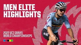 Men Elite Highlights  2022 UCI Gravel World Championships [upl. by Oulman291]