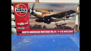 airfix 1 48 north american mustang mk5 P51K mustang [upl. by Rankin468]