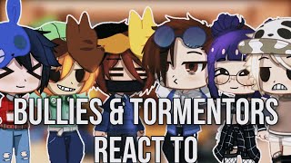 💫FNAF tormentors and Michael bullies react to Afton Family💫ENGRUS [upl. by Balsam]