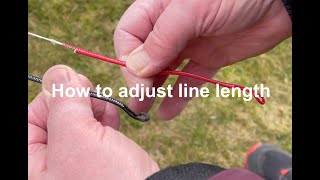 How to adjust kite flying lines [upl. by Grewitz154]