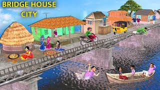 Pura Gaon Ek Bridge Mein Village Bridge House City Hindi Kahaniya Hindi Stories Hindi Moral Stories [upl. by Baudoin291]