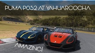 Reiza DLC Puma P052s at Yahuarcocha in rFactor 2 [upl. by Odawa]