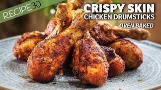 Extra Crispy Baked Chicken Drumsticks [upl. by Rizzo]