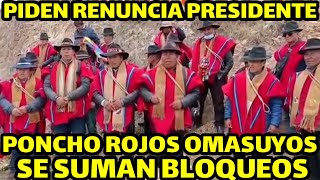 PONCHOS ROJO CONVOCA 20 PROVINCIAS DE LA PAZ SUMARSE AL BLOQUEO NACIONAL ANTE LA ALZA PRECIO CANASTA [upl. by Arakat483]