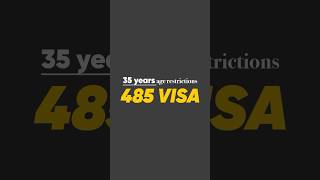 485 Visa Age Restrictions  Important Australia Visa Update 2024 [upl. by Gussi]