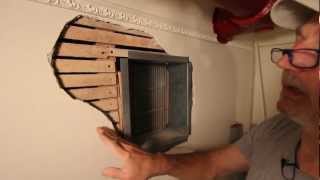 Restoring Original Plaster  how to repair lath and broken plaster [upl. by Enelad26]