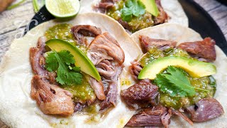 Receta de los tacos de Carnitas más fáciles y auténticos Solo necesitas una olla [upl. by Arakawa138]