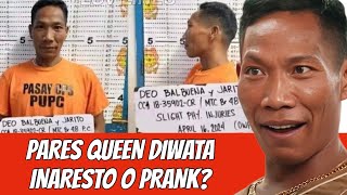 PARES QUEEN DIWATA NASA BATANG QUIAPO NA PAGARESTO SA KANYA PRANK O TOTOO [upl. by Pelmas]