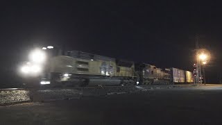 Chasing NS 309 With UP 3060 EMD SD70ACET4 Leader [upl. by Imailiv919]