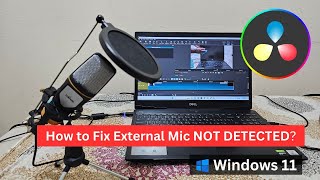 How to fix external microphone not detecting in Windows 11 applications [upl. by Ecnadnac]