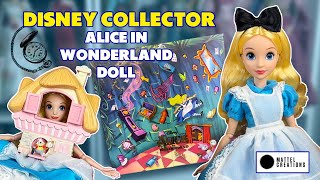 NEW Disney Collector Alice In Wonderland Doll Mattel Creations Exclusive [upl. by Bradski552]