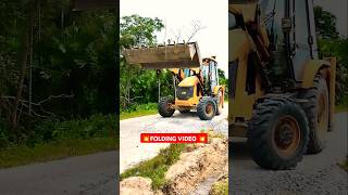 JCB FOLDING WORK 💥🚜💥 jcb tractor jcbvideo [upl. by Dehnel]