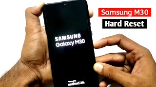 Samsung Galaxy M30 Hard reset 2024 Without Pc [upl. by Eduj]