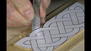 How to Carve Celtic Knots  2 Outer Edges [upl. by Airdnahs]