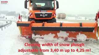 Bucher Municipal  Assaloni E90S 4050 Snow Plough [upl. by Amalbena622]