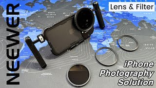 NEEWER Cage amp Filters 67mm  iPhone 15 Pro Max Photography Solution [upl. by Illona748]