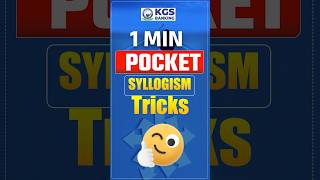 1 Minute Pocket Reasoning  Syllogism Trick  Exam Trick reasoning reasoningtrick syllogisms [upl. by Herrah]