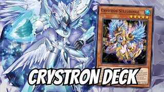 New CRYSTRON Deck INSANE Combos amp Yugioh Deck Profile 2024 [upl. by Aynekal202]