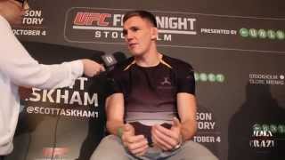 Scott Askham talks upcoming fight with Magnus Cedenblad at UFC Fight Night Stockholm [upl. by Anohr]