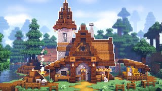 Minecraft  How to Build a Medieval House [upl. by Sigismond]