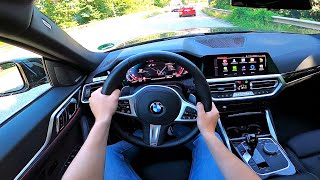 BMW 4 series 430i Gran Coupe M sport  pov test drive [upl. by Henarat746]