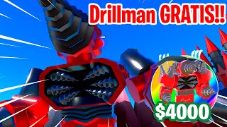 AYUDO A GENTE a CONSEGUIR DRILLMAN Upgraded Toilet Tower Defense Roblox [upl. by Ellary973]