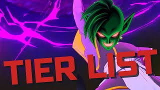 DRAGON BALL SPARKING ZERO TIER LIST for Ranked [upl. by Reddin375]