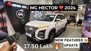 2024 MG Hector ❤️ Update 175L🔥 New Features 😍 Added mg hector [upl. by Keavy]