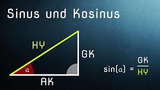 Sinus und Kosinus einfach erklärt Einführung [upl. by Elletnohs]