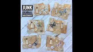 Junk Journal Ephemera Clusters [upl. by Ykcor]