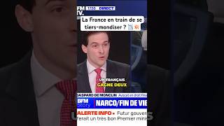 politique crise economie hopital tiersmonde bfmtv chomage emploi macron [upl. by Idnil]