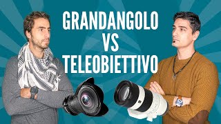 GRANDANGOLO e TELEOBIETTIVO quali sono le differenze e quale scegliere per la tua fotografia [upl. by Carleton567]