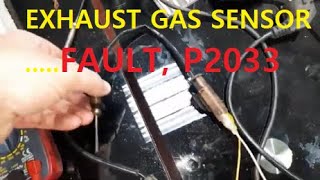 Simple check of the exhaust gas temperature sensor of the particulate filter DPF FAULT P2033 [upl. by Doownyl]