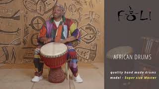 XL master djembe by foli drums [upl. by Willey700]