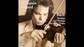 Bach Sonata No1 In G Minor BWV 1001  Benjamin Schmid 432Hz [upl. by Curzon]