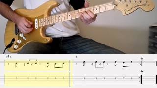 HD Guitar Tutorial  Daft Punk quotGet Luckyquot  Nile Rodgers tracks TAB [upl. by Nimrahc]