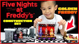 New FNaF McFarlane Construction Sets Unboxing Speed Build Playsets [upl. by Anelleh]