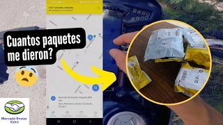 📦 Primer Recorrido en MOTO de Mercado Envíos Extra 🏍️💸 [upl. by Yortal]