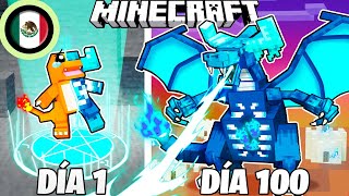 ¡Sobreviví 100 DÍAS como un WARDEN POKÉMON en Minecraft HARDCORE [upl. by Jabin961]