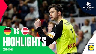 Big final incoming  Germany vs Denmark  Highlights  Mens EHF EURO 2024 [upl. by Leihcim]