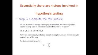 Steps in Hypothesis Testing [upl. by Oatis]