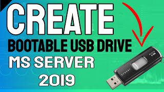 How To Create A Bootable Windows Server 2019 USB Media Flash Drive Stick Using Rufus [upl. by Assereht]