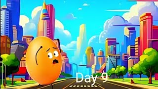 Egg Run Day1 To Day 15  English Number Learning  Rhyme English [upl. by Painter800]