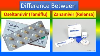 Difference between Oseltamivir Tamiflu and Zanamivir Relenza [upl. by Hamon575]