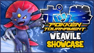 Pokken Tournament  Pokemon Showcase Weavile [upl. by Benioff13]