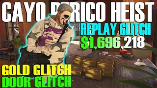 1696218 Cayo Perico Heist Replay Glitch Door Glitch GTA Online Update  SOLO Money Guide [upl. by Ekalb25]