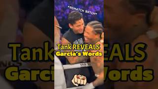 Gervonta Tank Davis REVEALS Ryan Garcia’s WORDS 😱😂 gervontadavis ryangarcia boxing [upl. by Lehcem241]