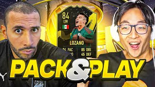 THE BEST SERIE A WINGER IF LOZANO PACK amp PLAY FIFA 23 ULTIMATE TEAM [upl. by Acinot]