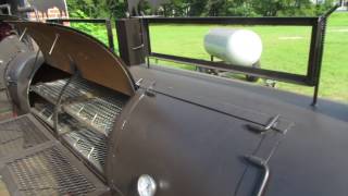 120 GAL PROPANE SMOKERGRILL ALSO REVERSE FLOW [upl. by Novel]