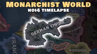 What if Monarchism Returned To Europe  HOI4 Timelapse [upl. by Yrtnahc]